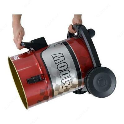 21 litrli zanglamaydigan po'latdan yasalgan idishga ega o'tkir uy changyutgichi. Super quvvati 2100 vatt. Chakana savdo