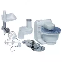 Boschdan gosht maydalagich va xamir aralashtirgichli 5in1 oziq-ovqat protsessor. Premium sinf