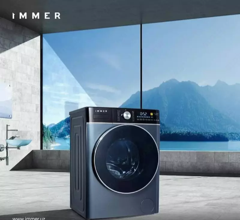   Стиральная машина IMMER на 8 кг. Инверторный двигатель.