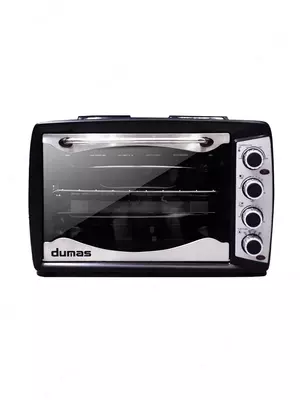 Электродуховка 45 литров от DUMAS с двумя конфорками.