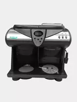  Рожковая кофеварка с кофейником от DUMAS (Великобритания). Есть капучинатор и дисплей. Только в розницу