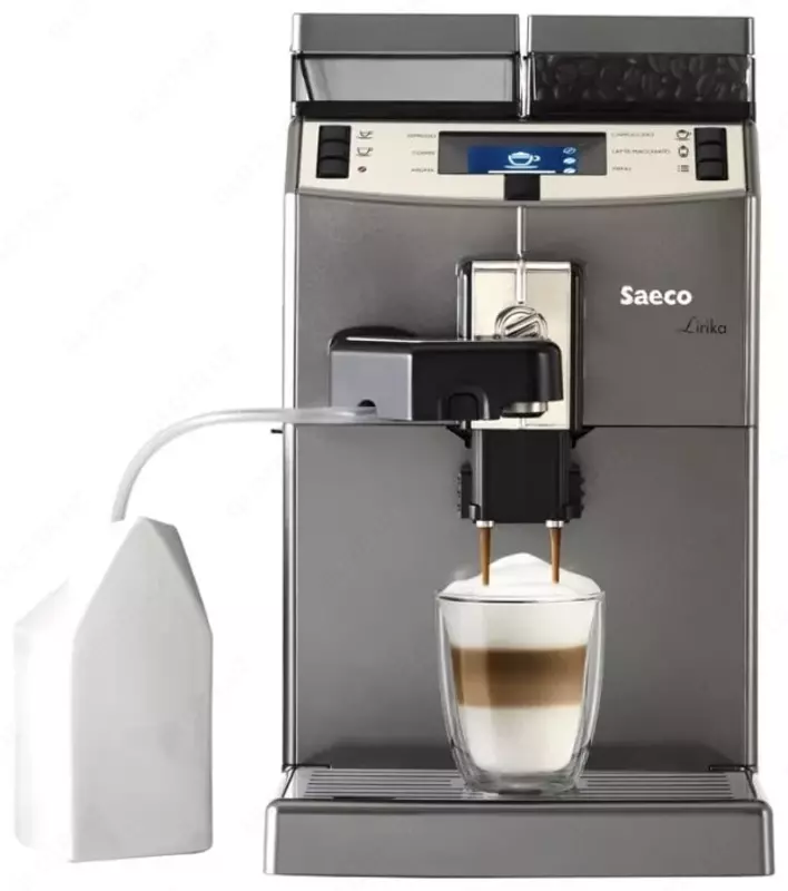 Кофемашина Saeco Lirika One Touch Cappuccino.  5 видов кофе. Сделано в Европе. 