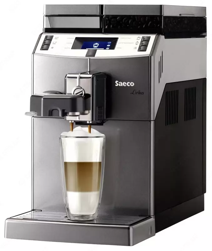  Кофемашина Saeco Lirika One Touch Cappuccino.  5 видов кофе. Сделано в Европе.  Только в розницу