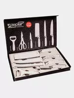  Набор кухонных ножей Zepter в белом цвете  6 предметов в коробке DOSTAVKANADOM