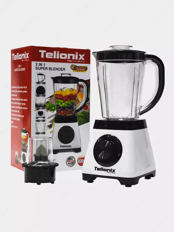  Блендер + кофемолка Telionix  800 Вт - 