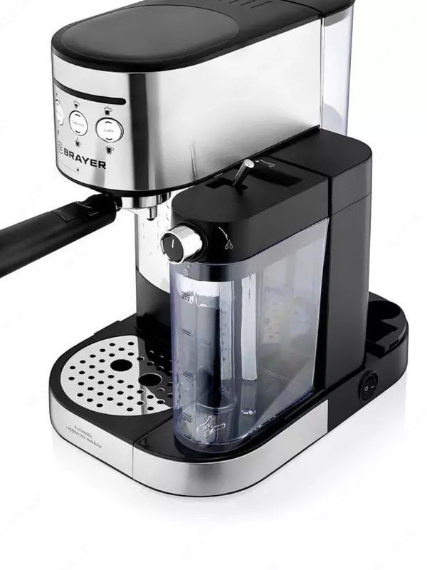  Рожковая кофеварка с автоматическим капучинатором от немецкой BRAYER - 