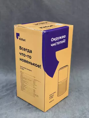 HEPA, uglerod filtri, UV chiroq va ionlash bilan kitfort havo tozalagich