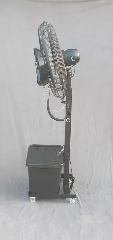  DOSTAVKANADOM - Мощнейший вентилятор с водяным распылением от Technobox. Зверский мотор от Hyundai.