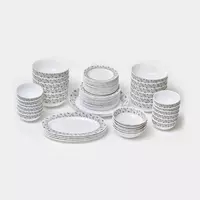 Набор посуды из стеклокерамики 60 предметов.