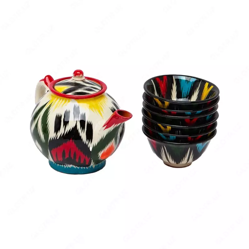 Чайный набор из Риштанской глины (Узбекистан)