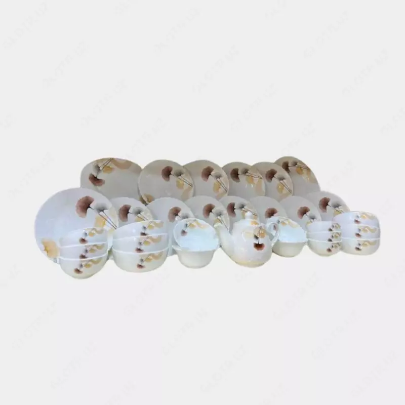  Набор посуды 777  стеклокерамика  опал: 6 персон  31 предмет - 