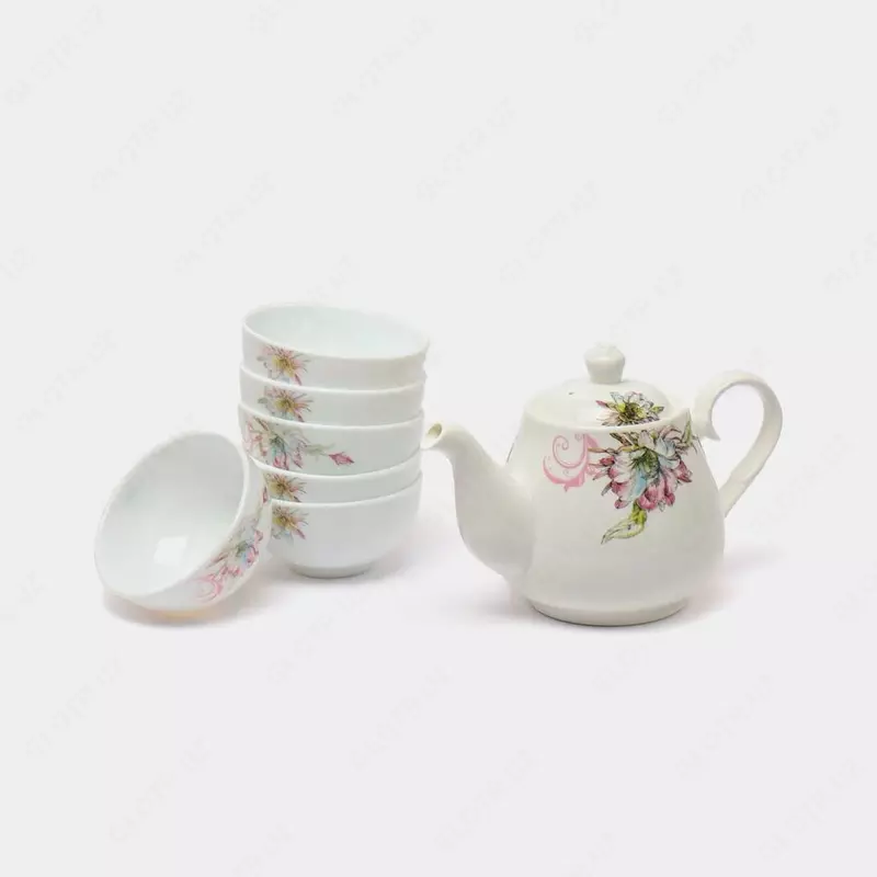  Набор посуды 777  стеклокерамика  опал: 6 персон  31 предмет Только в розницу