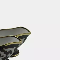  Соусницы из фарфора с узорами хлопка ручной работы. - 