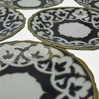  Набор из 6 средних тарелок из узбекского фарфора Только в розницу