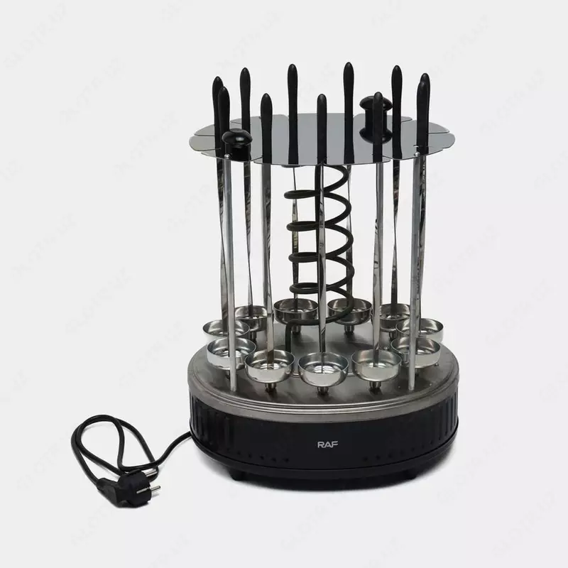  Электрошашлычница RAF R.8628 для барбекю  11 шампур - 