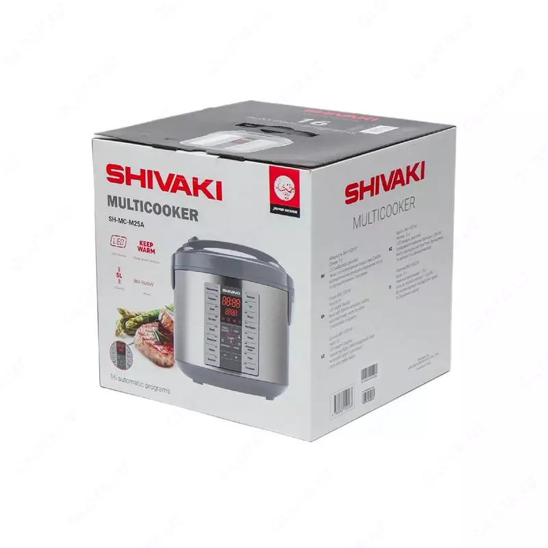  Мультиварка Shivaki-SMC 25 DOSTAVKANADOM