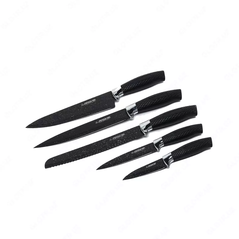  Набор ножей от Arshia  с подставкой  7 предметов - 