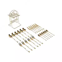  Oshxona idishlari toplami  stend  24 dona ОЗОН