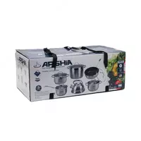  Набор кухонной посуды ARSHIA: сковородка  кастрюли и чайник  - DOSTAVKANADOM