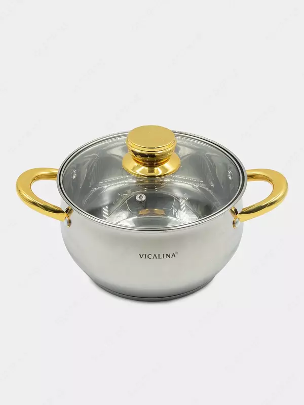  Набор кастрюль Vicalina  набор кухонной посуды  кастрюли для всех видов плит  3 штуки Только в розницу