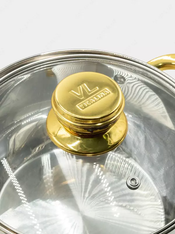  Набор кастрюль Vicalina  набор кухонной посуды  кастрюли для всех видов плит  3 штуки DOSTAVKANADOM