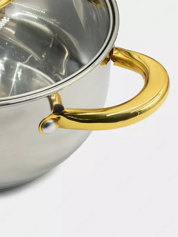  Набор кастрюль Vicalina  набор кухонной посуды  кастрюли для всех видов плит  3 штуки - DOSTAVKANADOM