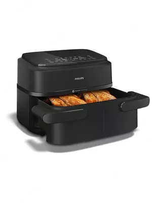 Аэрогриль Philips NA150, мощность 2450Вт, две корзины, регулировка температуры
