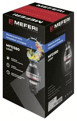 Измельчитель отходов MEFERI MFD380, мощность 380 Вт, для всех типов моек