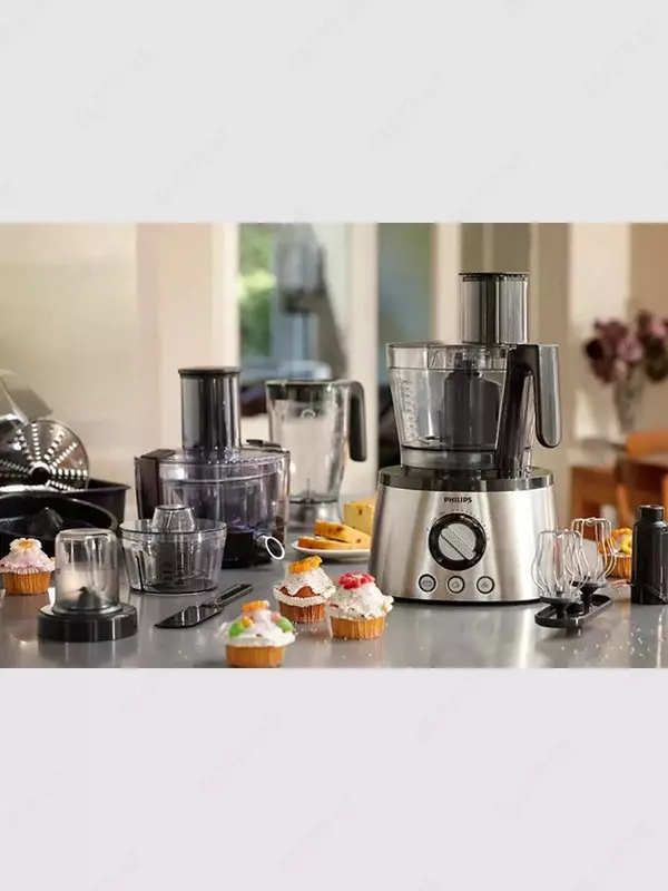  DOSTAVKANADOM - Кухонный комбайн Philips HR7778  многофункциональный  1300Вт  3.4л