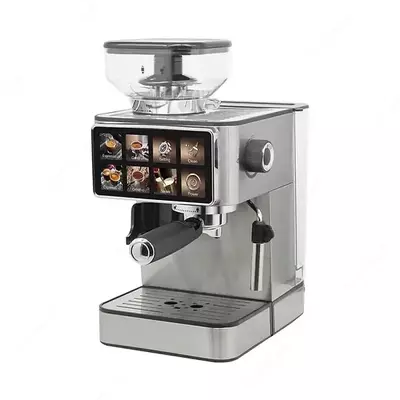  Uakeen Germany ZL-1509 shoxli qahva qaynatgichi  ichiga qahva maydalagich o‘rnatilgan displeyli  1350Vt  20bar - 