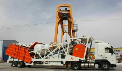 Мобильный бетонный завод BMA 60 Иран "ECOTECH ENERGOTECHNOLOGY"