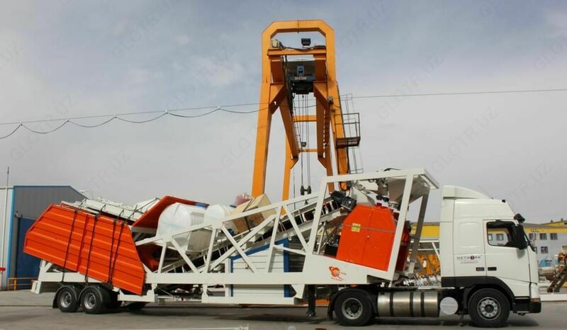 Мобильный бетонный завод BMA 60 Иран "ECOTECH ENERGOTECHNOLOGY"