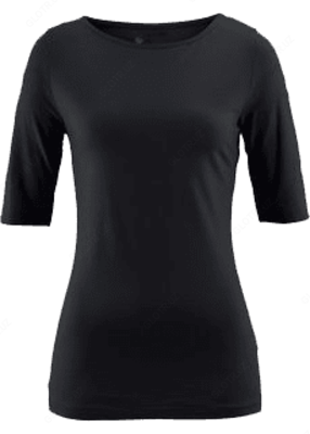 Черная женская футболка