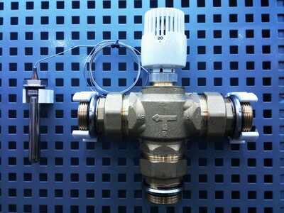 2 722 500 сум / шт. Трехходовой смесительный клапан IVAR 32 диапазон от 20 до 60°С