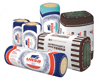 Mineral jun izolyatsiyasi va ovoz yalıtımı URSA GEO P-15 / 15