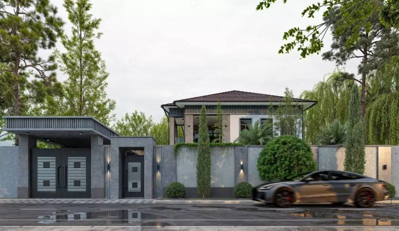 Проект и дизайн фасадов Дачи