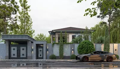 Проект и дизайн фасадов Дачи