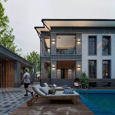 Проект и дизайн фасадов Дачи