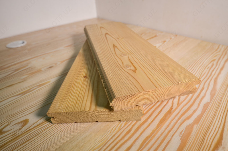  Доска пола из сибирской лиственницы сорта Стандарт - 