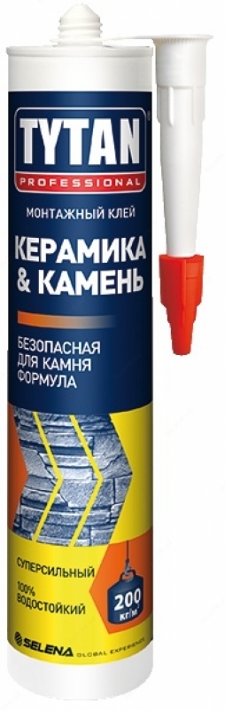 O'rnatish uchun elim "TYTAN WB-32" keramika va tosh (310ml.)