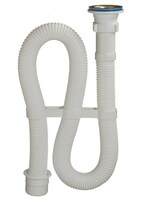 Сифон гофрированный для раковины и мойки 1 1/2х40 гофрированная труба 40х40