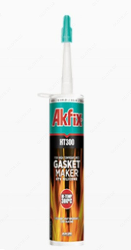 Akfix HT300 Термостойкий Силиконовый Герметик (310мл.)