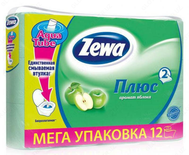 Zewa hojatxona qog'ozi PLUS Apple 2sl 12rul