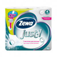 Туалетная Бумага Zewa Just One 4сл 4 рул