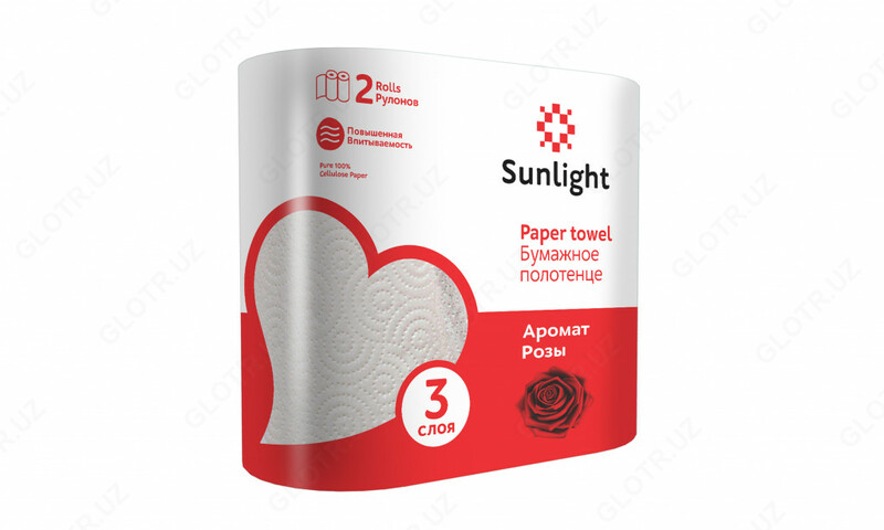  Sunlight ПОЛОТЕНЦЕ 3-Слойная Ароматизированная (2 шт) - 