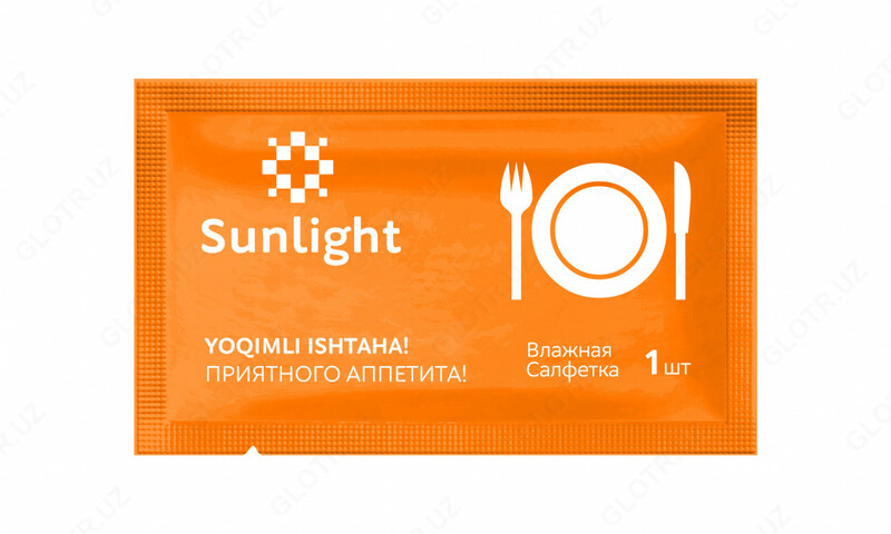 Одноразовая влажная салфетка Sunlight ДАСТУРХОН