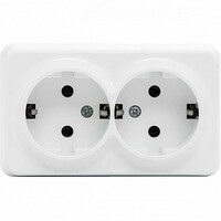  Розетка 2-я внутренней установки с заземлением MISYA (GUNSAN) - 