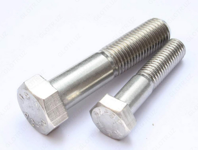  Bolt to'liq bo'lmagan ip M10 * 55 GOST 7798-70 bilan galvanizlangan - 
