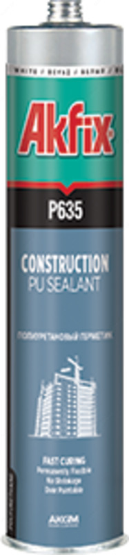  Akfix 635 Полеуретановый герметик строительный (600гр) - 