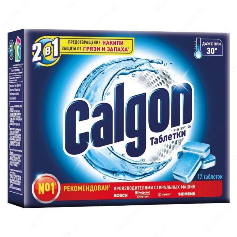 CALGON Средство для смягчения воды 12 таблеток 2in1
